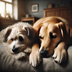 Perros en duelo