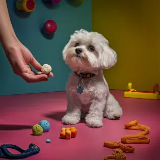 Perro Bichon Maltes